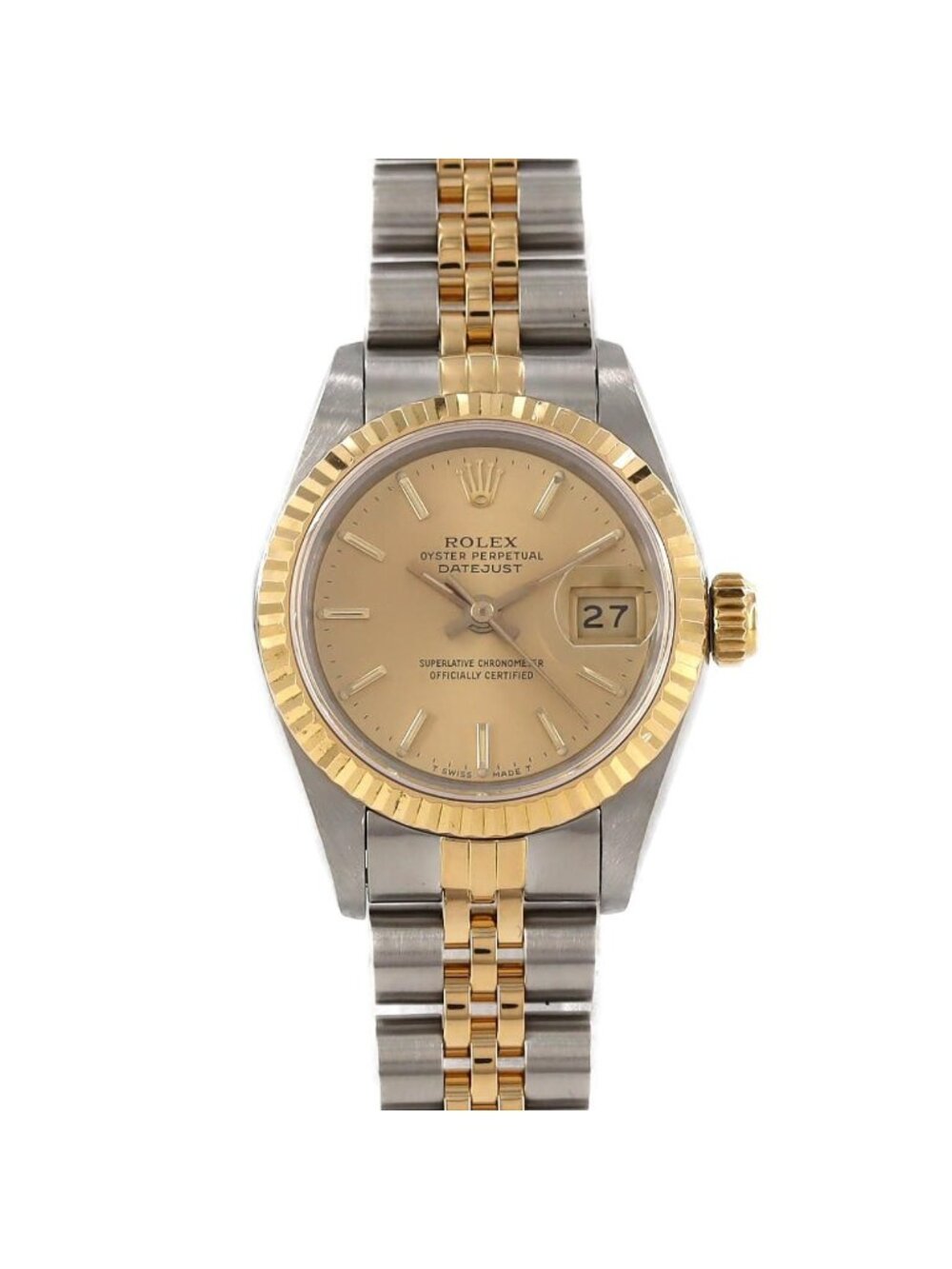 Rolex Datejust Stainless Steel Yellow Gold Automatic